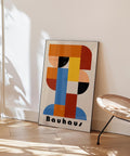 Mid-century abstract wall print