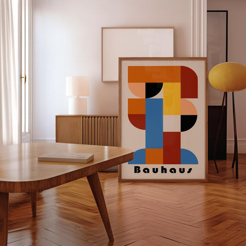 Modern mid-century Bauhaus art