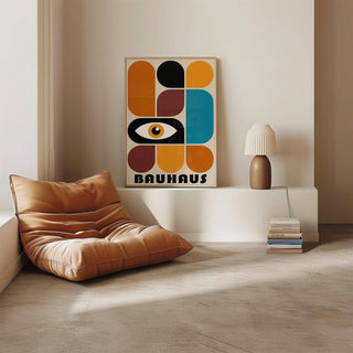 Geometric shapes wall art ideal for minimalist interiors