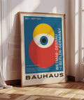 Extra-large Bauhaus poster art in geometric minimalist style.