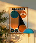 Contemporary geometric Bauhaus wall art for modern homes