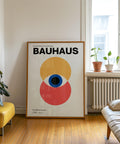 Eye-catching abstract art wall decor in Bauhaus design