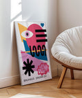 Dream On Bauhaus girls wall art perfect for teen bedrooms