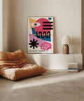 Colourful Bauhaus Dream On girls wall art for modern spaces