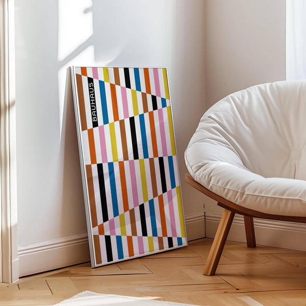 Colorful block print perfect for creative home decor