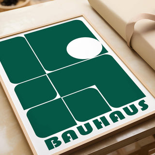 Modern art for office with vibrant geometric blocks