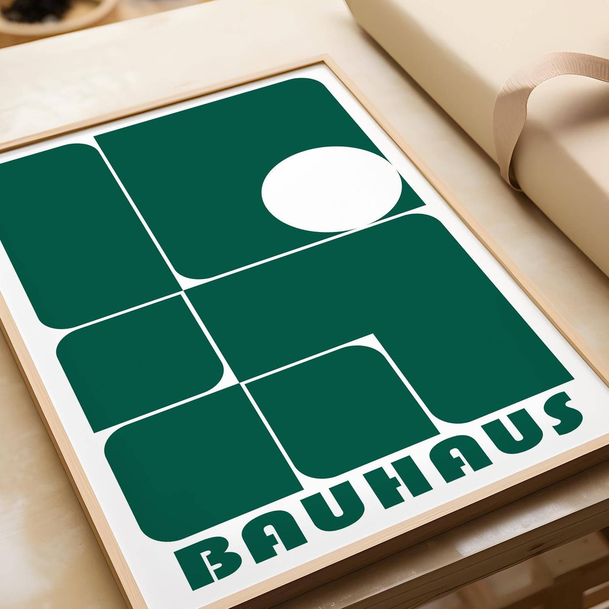 Modern art for office with vibrant geometric blocks