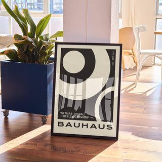 Minimalist abstract art prints featuring bold shapes