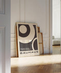 Big geometric Bauhaus-inspired poster for living rooms