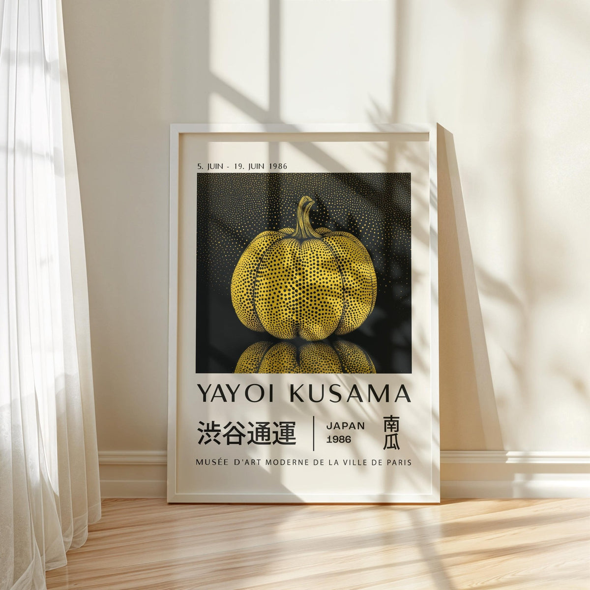 Framed mushroom wall art for modern interiors