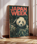 Japan Week Panda poster for animal lovers.