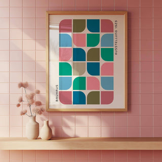 Block colour wall art perfect for creative spaces