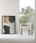 Earthy tones wall art for living room