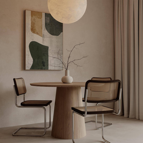 modern abstract art neutral print for minimalist decor