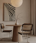 Abstract zebra stripe texture wall art