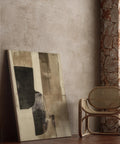 Earthy tones abstract art for living room