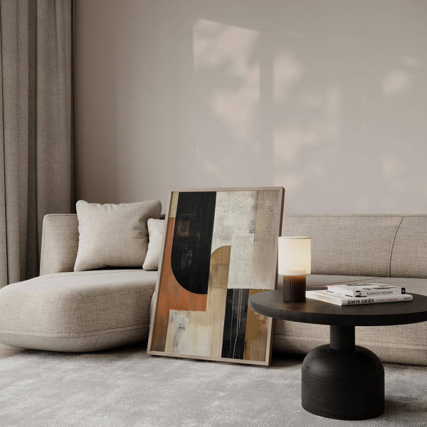 High-quality matte finish print in wabi sabi wall art collection