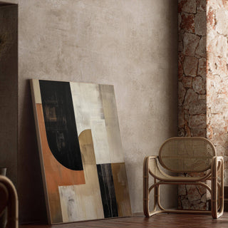 Japandi-inspired abstract art from wabi sabi wall art series