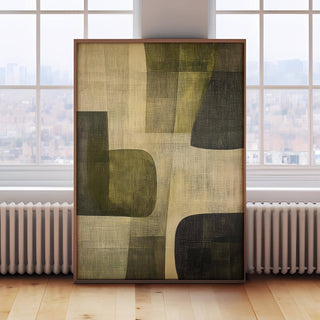 High-quality matte abstract art print for minimalist spaces