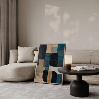 Soft geometric composition in abstract art prints for sale collection