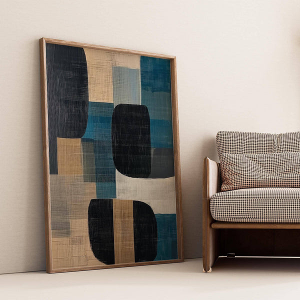 Wabi Sabi inspired wall decor from abstract art prints for sale series