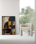 Large Wabi Sabi art print for living room