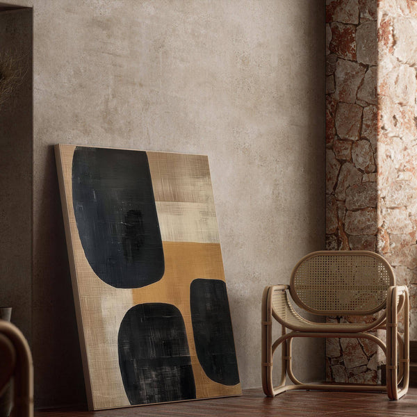 Modern earthy wall art perfect for living rooms and offices