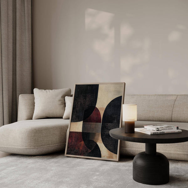 Premium matte paper used in quality wall posters for living room