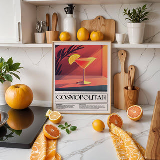 Unique drink poster art for mixologists and cocktail lovers