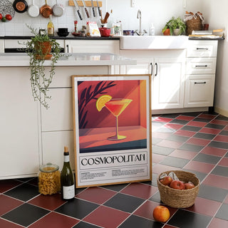 Contemporary Cosmopolitan drink artwork