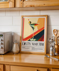 Cocktail recipe poster for kitchen walls