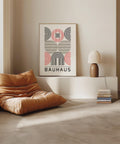 Minimalist Bauhaus art print for modern decor