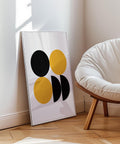 Modern geometric abstract wall decor