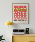 Bauhaus mid-century modern style wall print