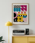 Vibrant Bauhaus art for contemporary home decor