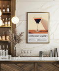 Espresso Martini poster for bar decor