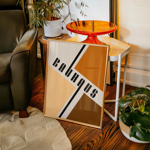 Modern mid century poster for bedrooms and offices