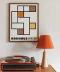 Minimalist Bauhaus art for contemporary home decor.