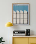 Stylish Bauhaus wall print with minimalist design.