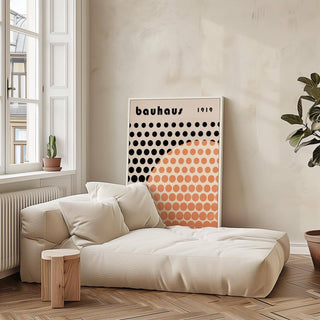 Abstract cool art poster with structured composition