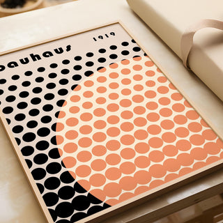 Cool art poster inspired by Bauhaus 1919 design