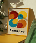 Contemporary Bauhaus wall art for living room decor.