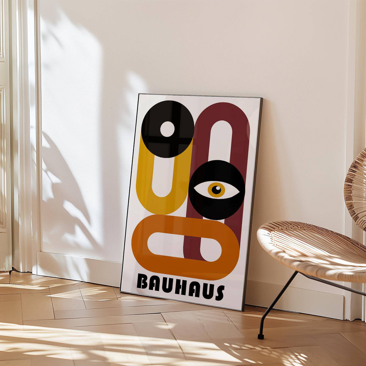 Large retro home decor print for statement walls