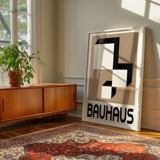 Stylish geometric wall hanging featuring a balanced composition