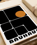 Modern Bauhaus geometric wall art for exhibition decor