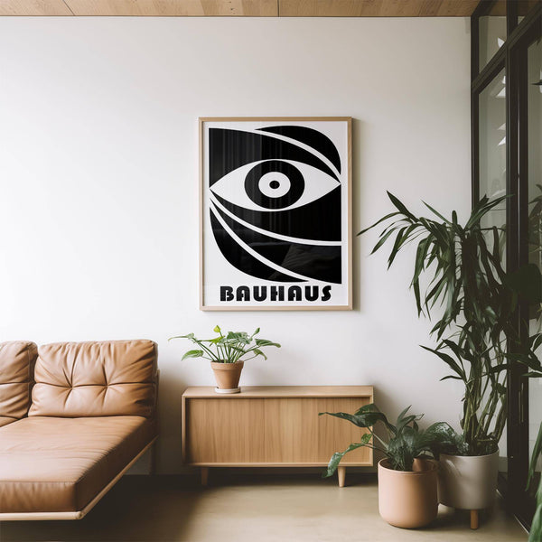 Large black eye poster for statement walls