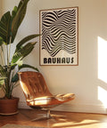 Contemporary Bauhaus-inspired geometric poster for modern interiors