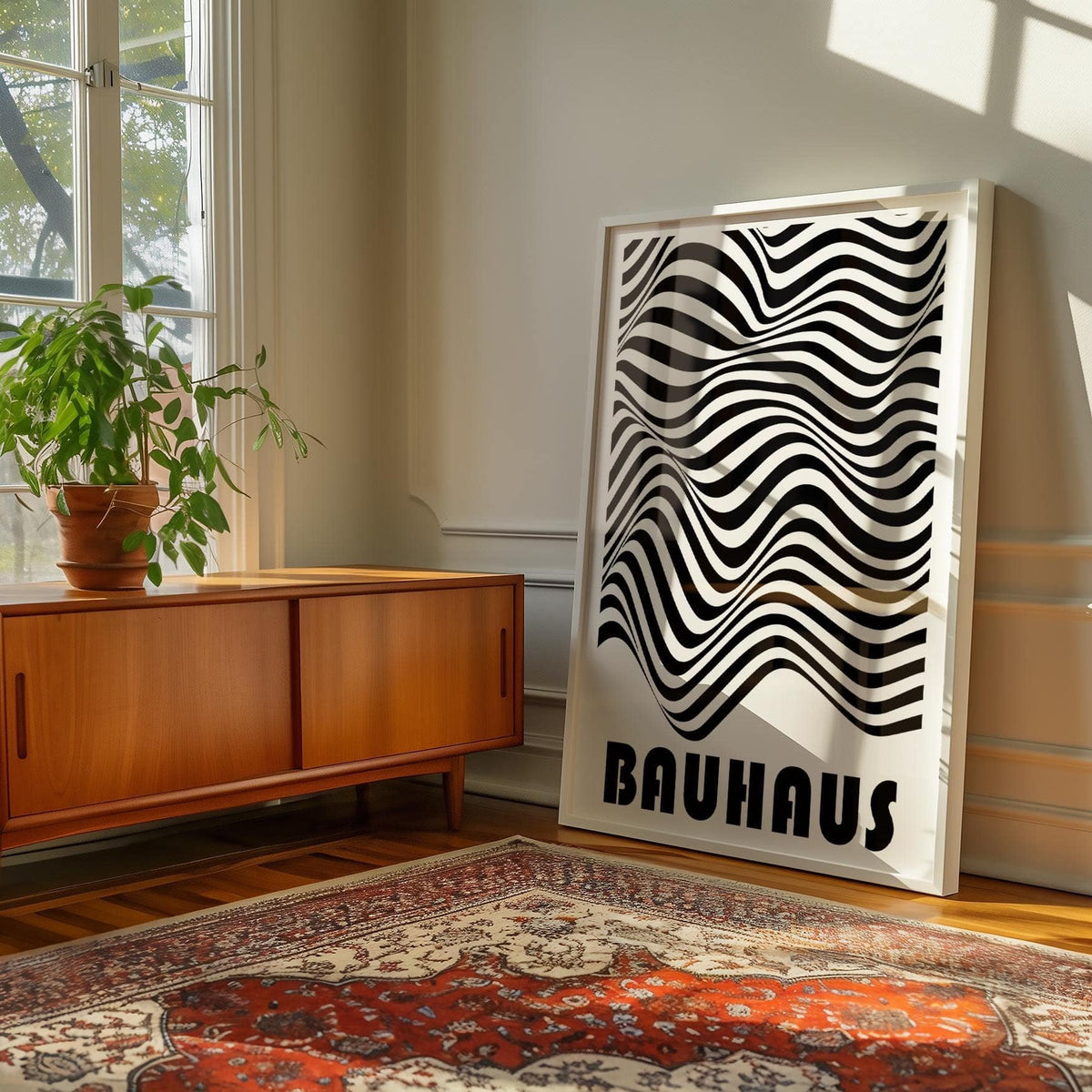 Large format graphic art print for bold creative spaces