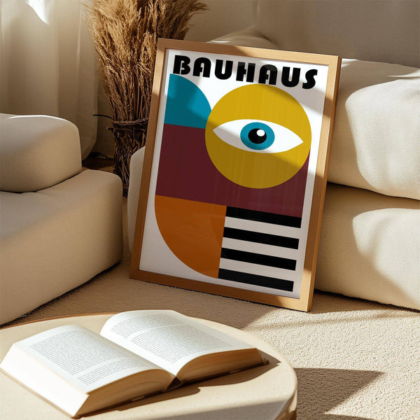 Premium retro wall art featuring eye motif in modern design