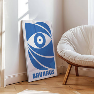 Large Bauhaus eye poster for statement walls